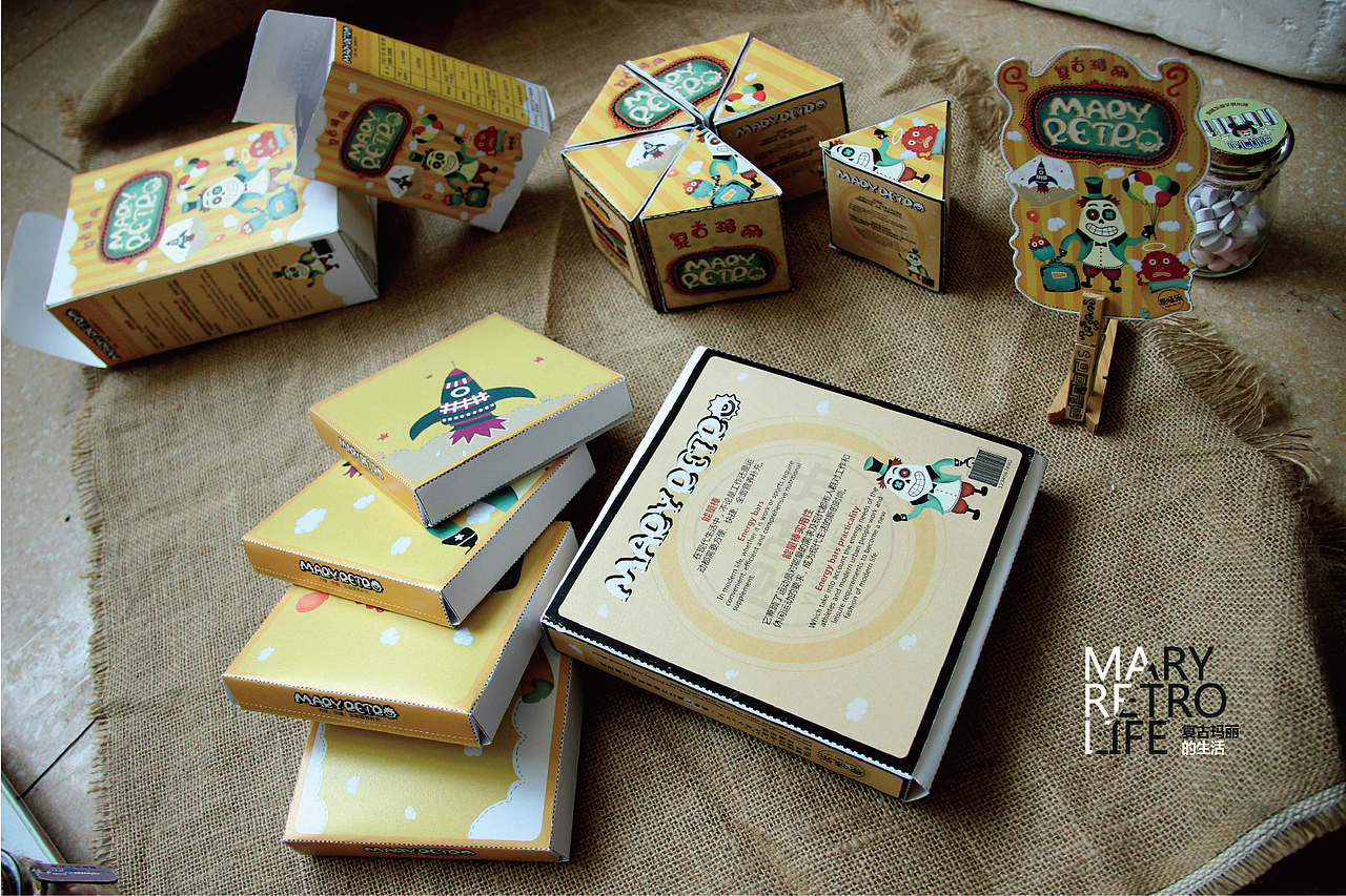 手绘插画包装--复古玛丽（图ZMTMyMTQwNDg=） - 包装 - 站酷设计师蒋小花原创素材 - 站酷ZCOOL