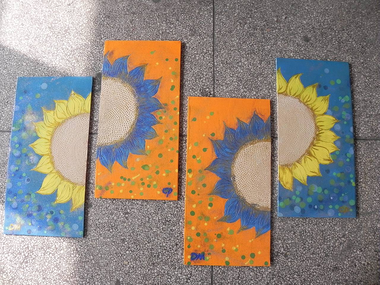 那一个月疯狂的完成了这些不同材料方式的装饰画（图ZNTgyOTQxNg==） - 艺术插画 - 站酷设计师chapel陈原创素材 - 站酷ZCOOL