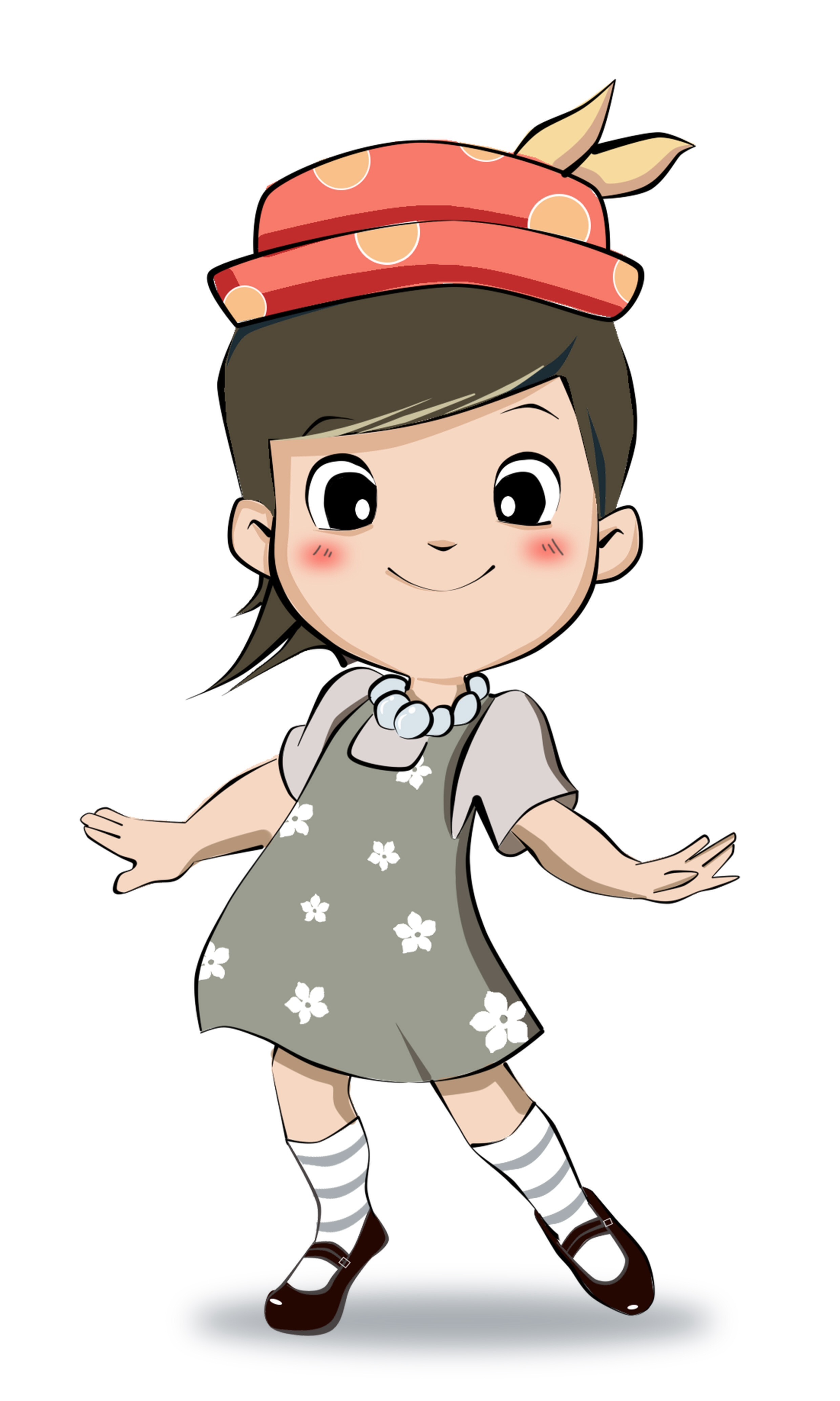 儿童插画 可爱小女孩|插画|儿童插画|鹿bebe - 原创作品 - 站酷 (ZCOOL)