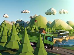 卡通风格C4D短片