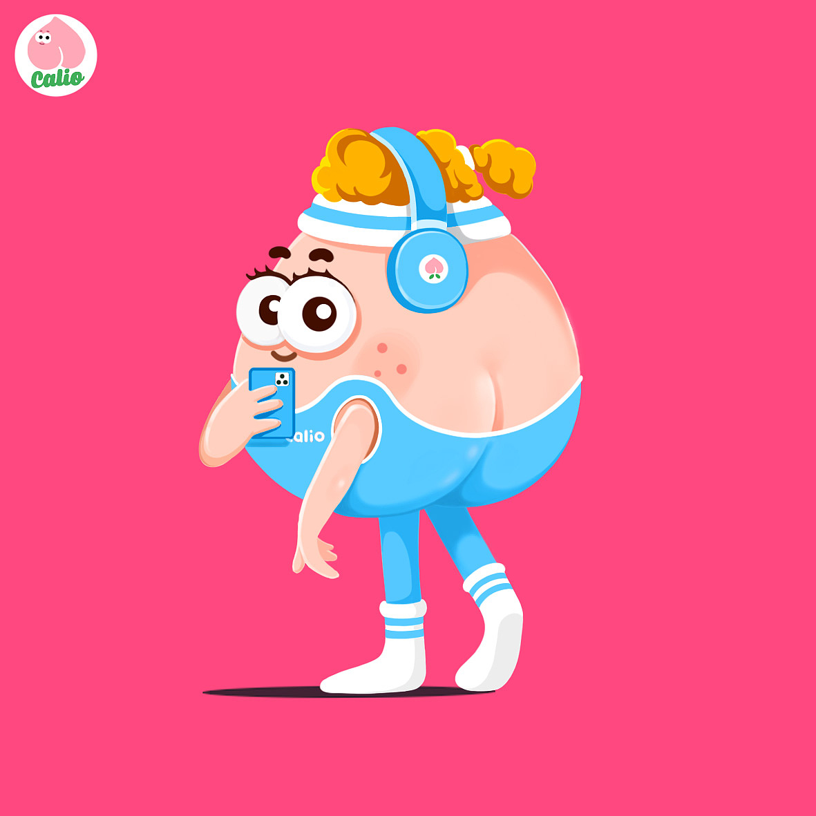 PeachCalio | 屁桃卡里奥（图ZMjUxODUyMzk2） - IP形象 - 站酷设计师佐拉Zola原创素材 - 站酷ZCOOL