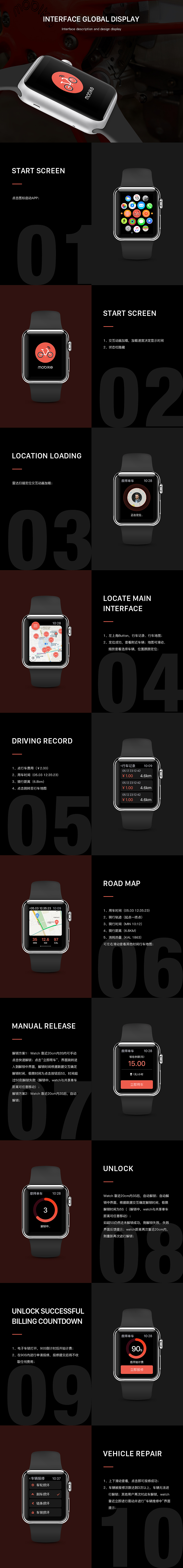 摩拜 watch App 概念设计
