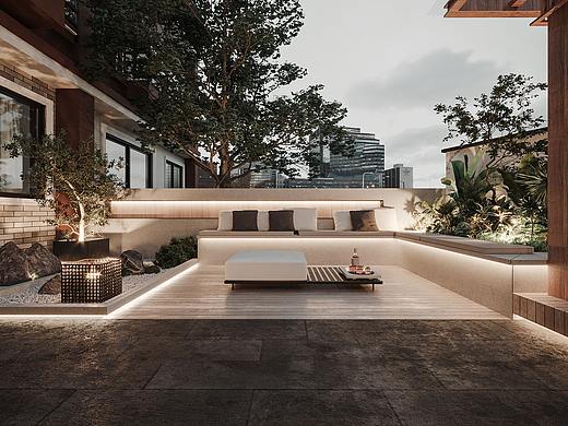 露天阳光房休闲庭院设计效果