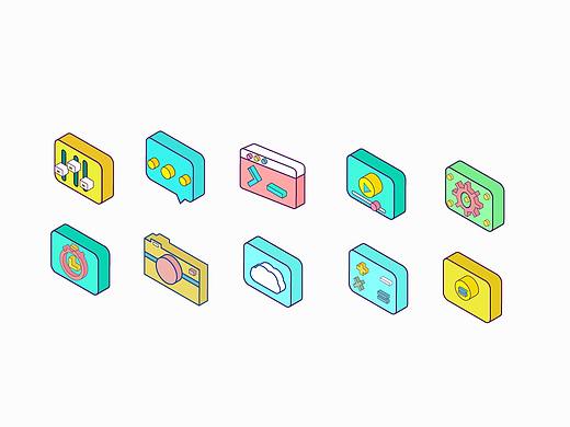 2.5D图标（个人主页-ZMzcwNjU2NTY=） - 图标 - 站酷设计师薛志成原创素材 - 站酷ZCOOL