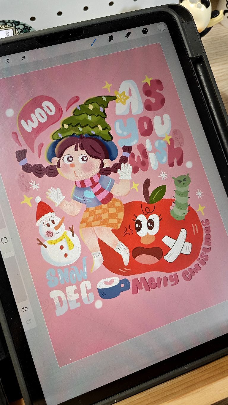 圣诞插画（图ZMzU3NzQzNDc2） - 创作习作 - 站酷设计师羅壹壹原创素材 - 站酷ZCOOL