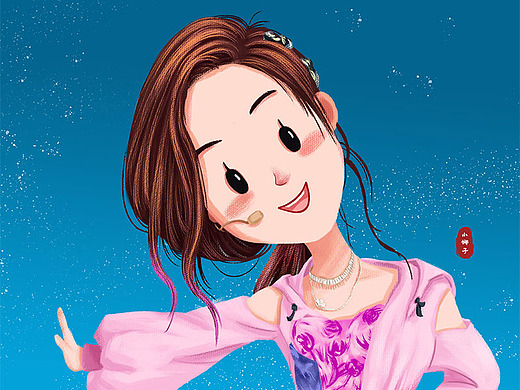 人物头像插画-姐姐系列