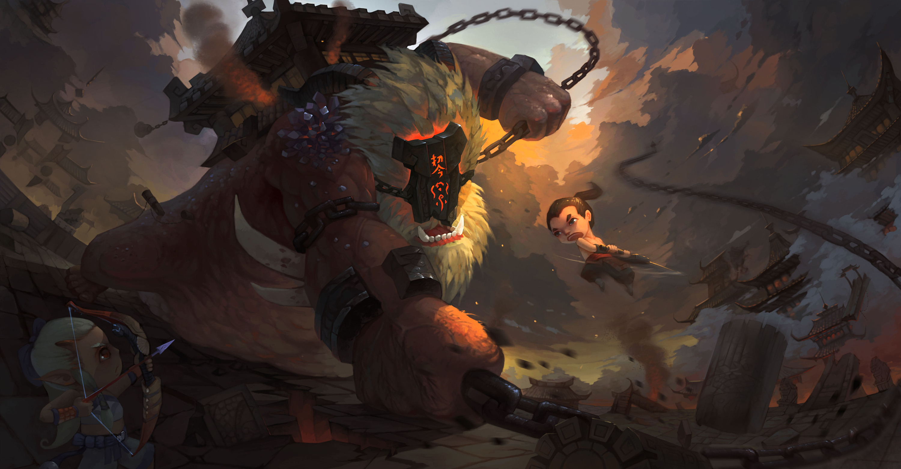 大怪物|插画|插画习作|皮非 - 原创作品 - 站酷 (zcool)