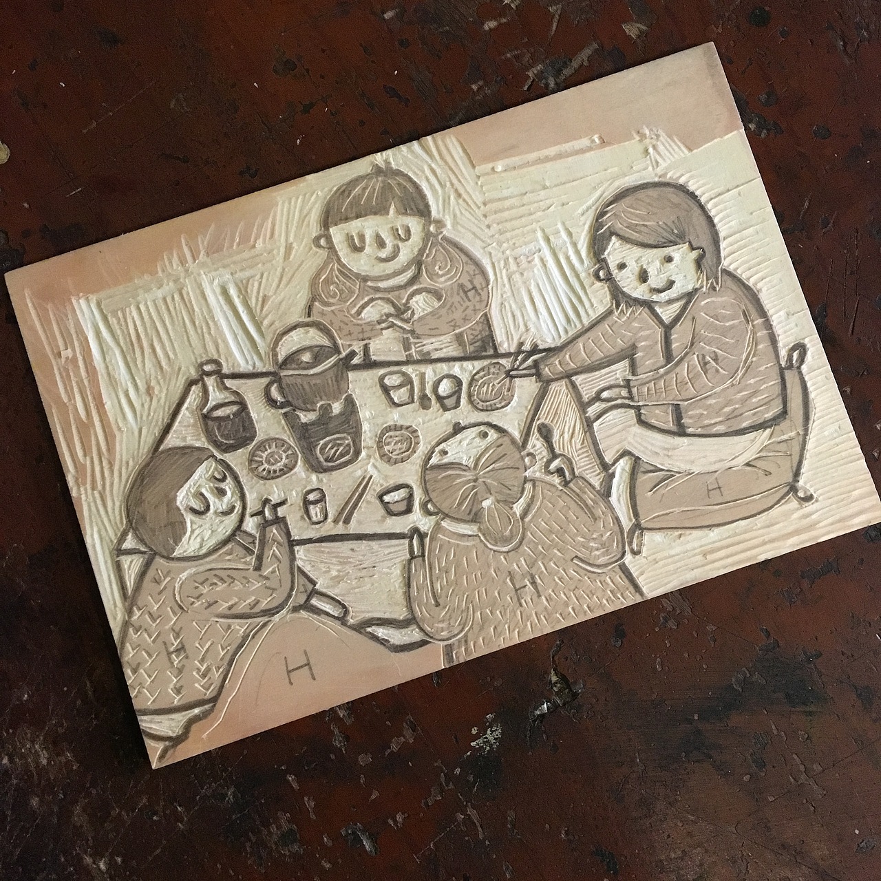 一些版画小作品的集合。（图ZNzU1Njg4MDQ=） - 其他手工艺 - 站酷设计师lengayin原创素材 - 站酷ZCOOL