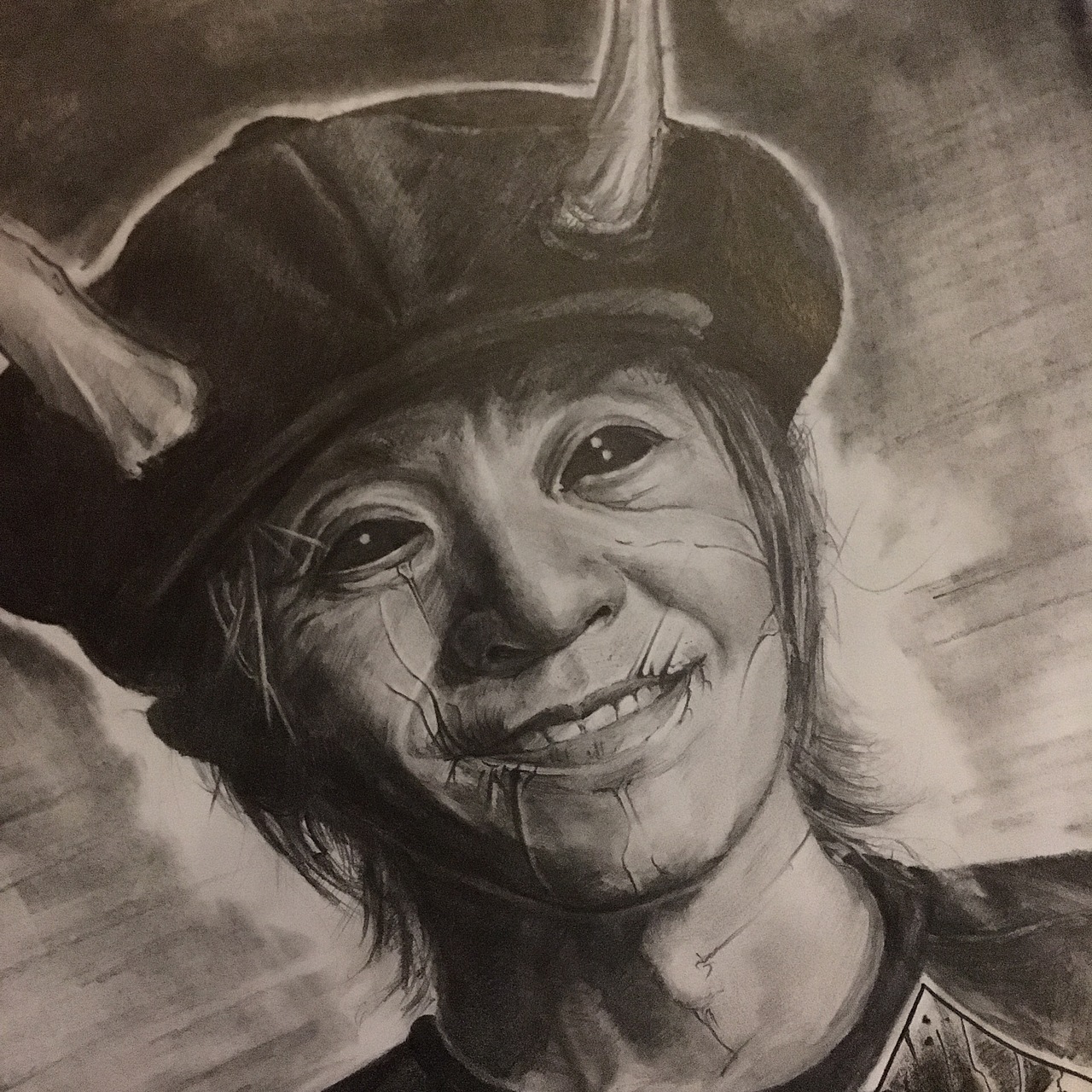 素描暗黑风格星爷