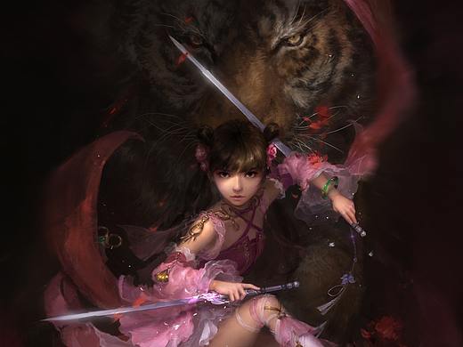 美宣插画教程:PS细化,最容易陷入误区的三大坑点【原画人在线学院喜娃】