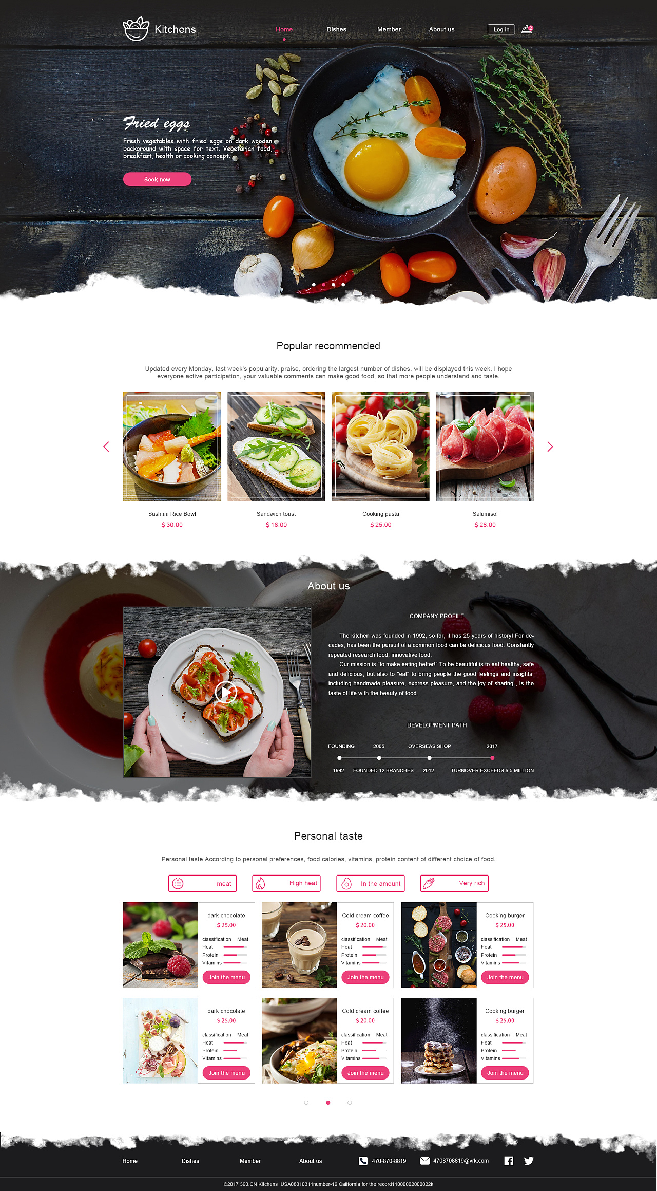 美食网站官网首页|网页|企业官网|shelovers - 原创作品 - 站酷 (ZCOOL)