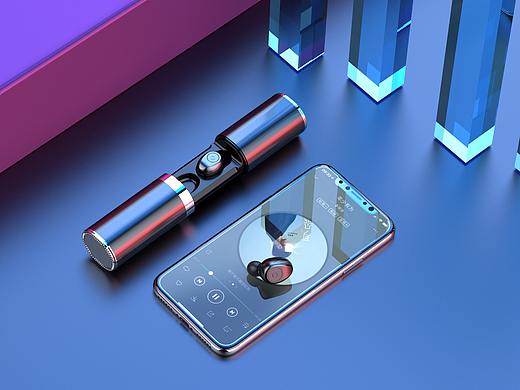 KEYSHOT渲染蓝牙耳机
