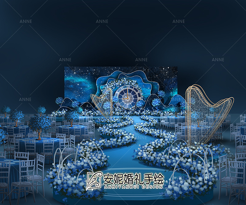 流年 | 安妮婚礼手绘（图ZMTU2MTIyMzUy） - 舞台美术 - 站酷设计师安妮婚礼手绘原创素材 - 站酷ZCOOL