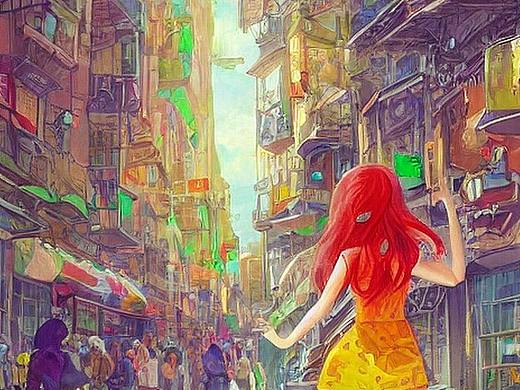 少女（个人主页-ZNjIyODc2NTY=） - AI作品 - 站酷设计师夜漏醤原创素材 - 站酷ZCOOL