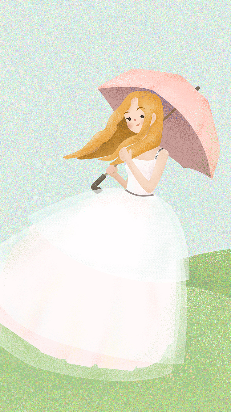 【鼠绘】女生节-噪点插画（图ZMTA3MTcxNjA0） - 创作习作 - 站酷设计师伊梨町原创素材 - 站酷ZCOOL