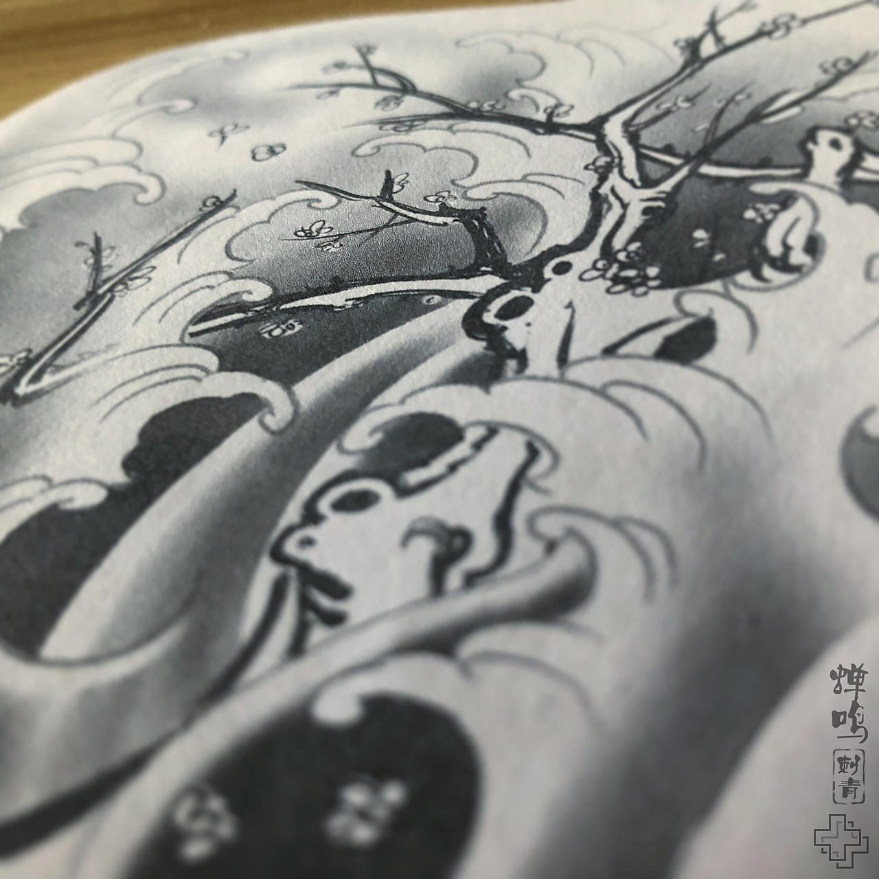 传统风格手稿x3