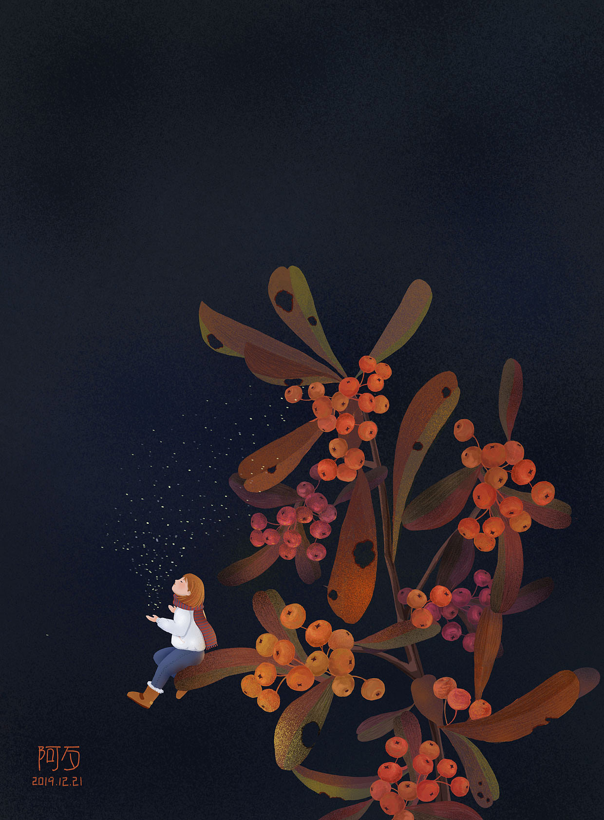 一花一世界（图ZMTkwNjIyNTAw） - 商业插画 - 站酷设计师我是阿歹原创素材 - 站酷ZCOOL