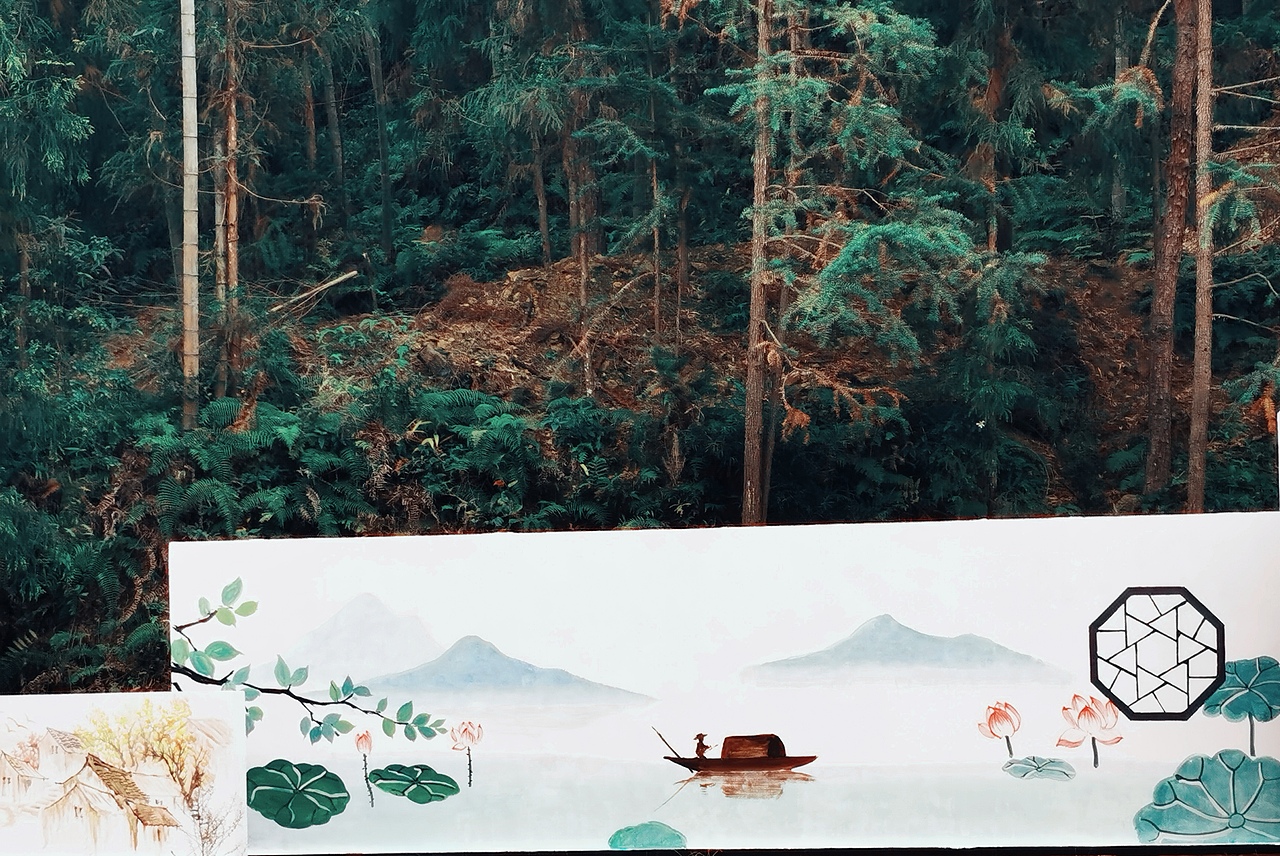 泰顺墙绘（图ZMjc2NzM4NDM2） - 绘画 - 站酷设计师噢噢等你们原创素材 - 站酷ZCOOL