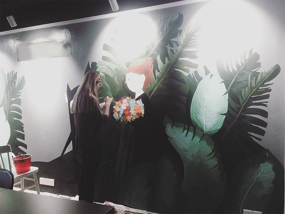 那些刷墙的日子（图ZMTIyMDMyNTM2） - 艺术插画 - 站酷设计师Darcie原创素材 - 站酷ZCOOL