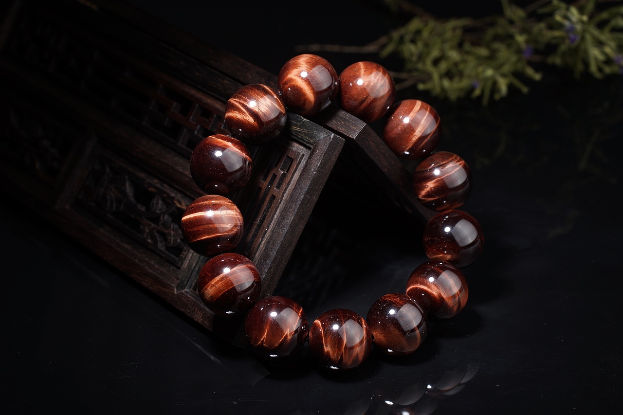 红虎眼石拍摄 产品摄影 原片直出