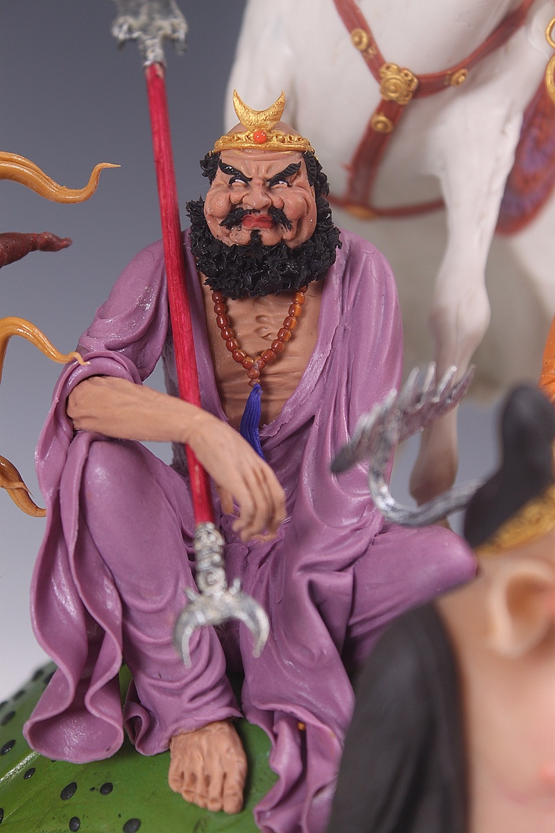 贺加贵面塑软陶作品(西游记)