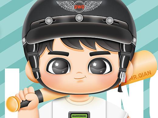 “萌酷的小哥哥们”IP形象设计