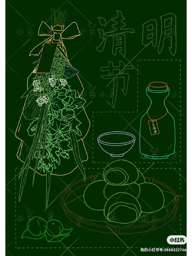 原创插画 | 清明时节分镜画