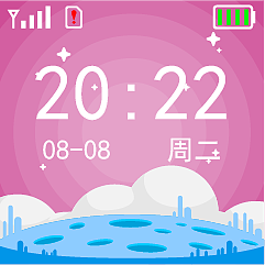 儿童定位手表主题（图ZMTQyNDk2NTk2） - 主题/皮肤 - 站酷设计师暴力音原创素材 - 站酷ZCOOL