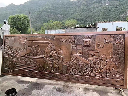 无锡小学校园浮雕设计公司