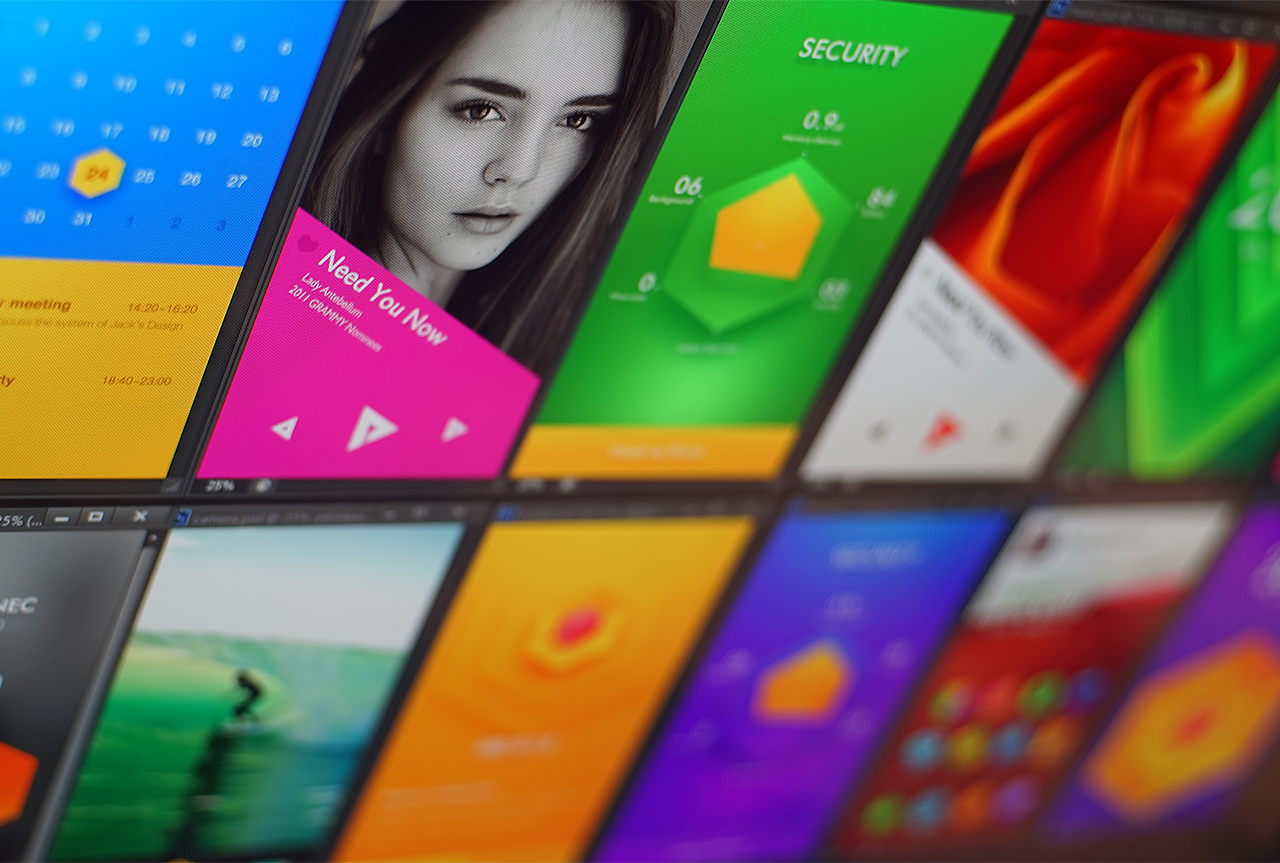 Geometry 几何（图ZMzM3Mzk0NjQ=） - 主题/皮肤 - 站酷设计师09UI设计工作室原创素材 - 站酷ZCOOL