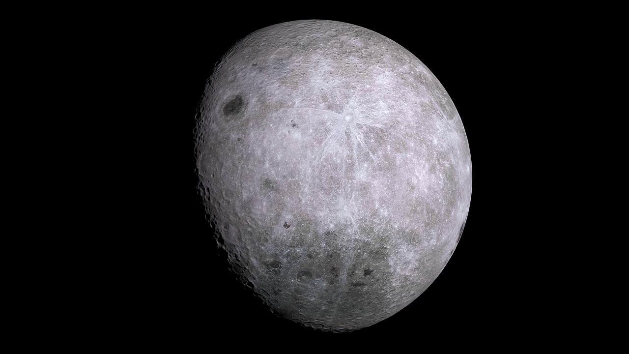 月球-MOON-超清旋转动画