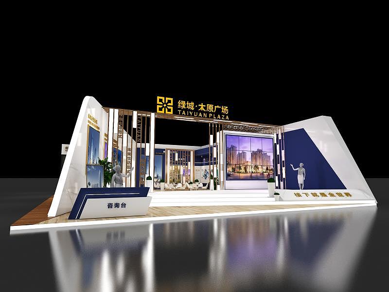 房地产展台2019年，借鉴结构重新布局（图ZMTk2MzcyODg0） - 其他三维 - 站酷设计师小新king原创素材 - 站酷ZCOOL