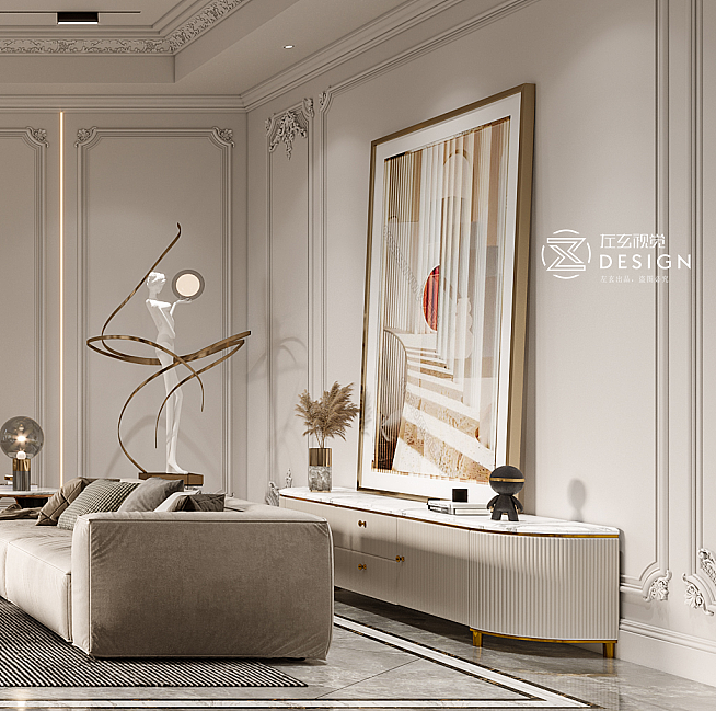 左玄——法式轻奢（图ZMjcwMDg4MDAw） - 家装设计 - 站酷设计师左玄视觉效果图原创素材 - 站酷ZCOOL