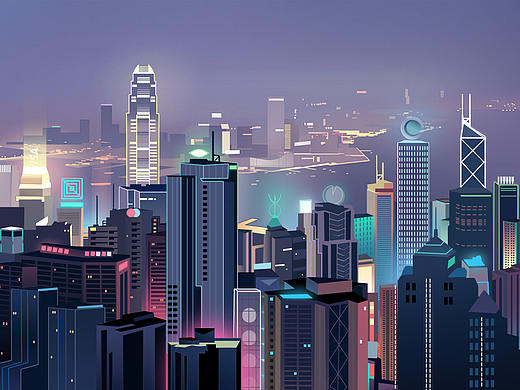 城市插画