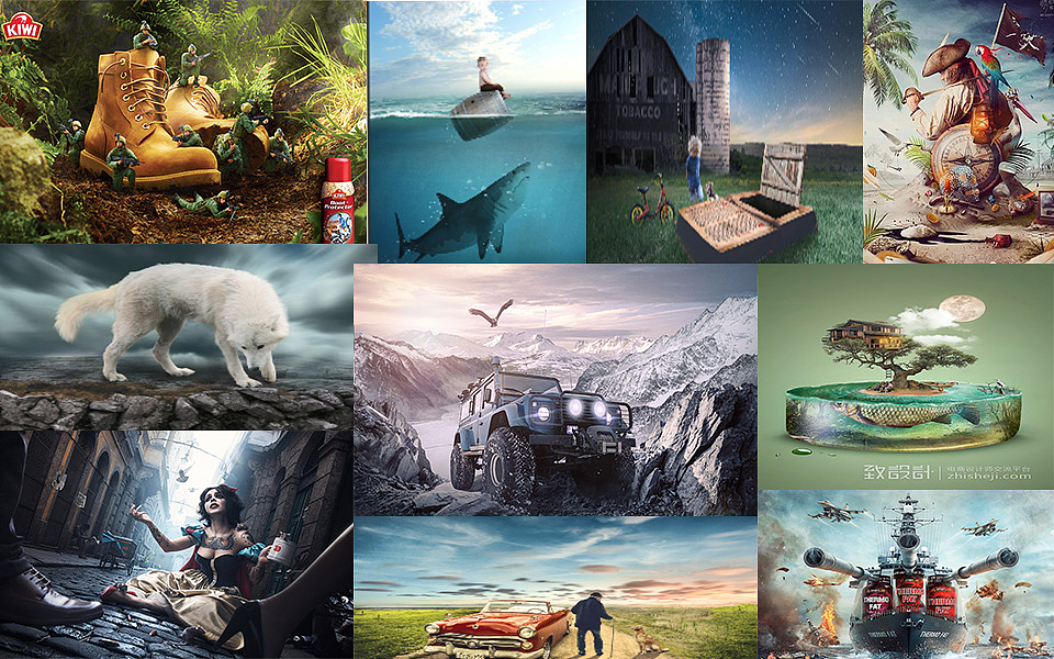 【ps场景合成教程】ps合成海报ps图像合成ps照片合成