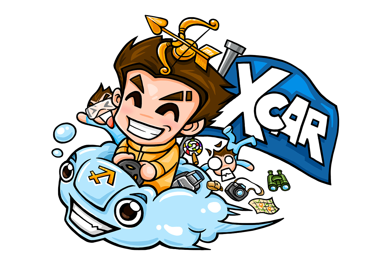 12星座原创手绘贴纸设计（图ZMjE4NzQzMjI0） - 新锐潮流插画 - 站酷设计师Kurt美术刀爆图原创素材 - 站酷ZCOOL