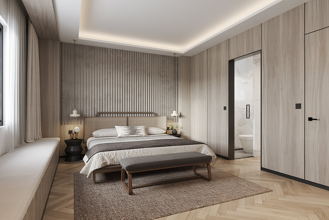 现代空间表现（图ZMjQ1NDAwMjYw） - 家装设计 - 站酷设计师憨豆呀原创素材 - 站酷ZCOOL