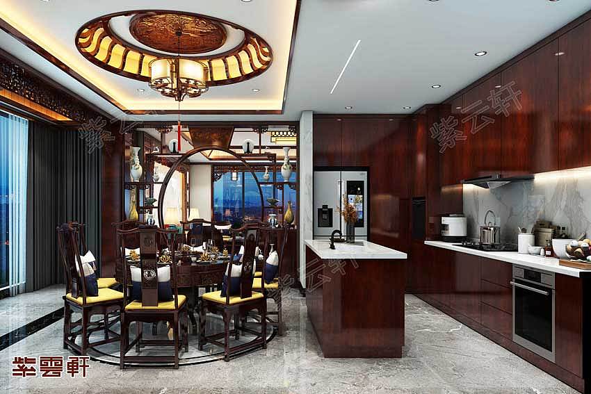 餐厅中式装修效果图紫云轩