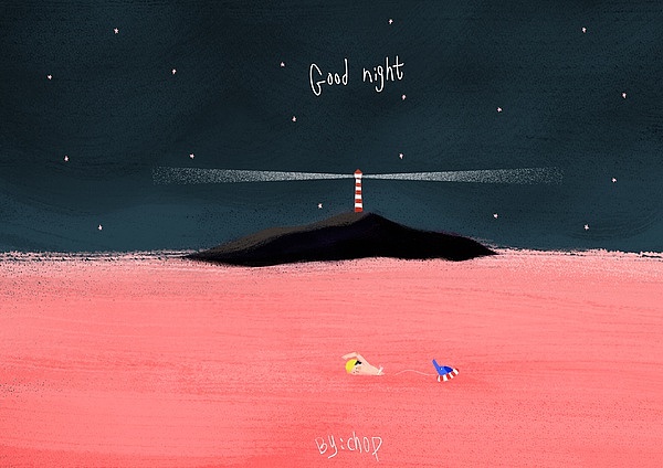 晚安集（十七）（图ZNzI4NzgyMDQ=） - 商业插画 - 站酷设计师排骨chop原创素材 - 站酷ZCOOL