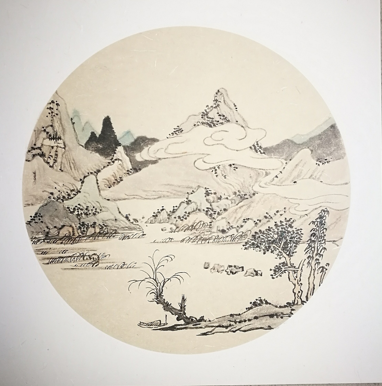 丁酉春许飞国画仿古作品