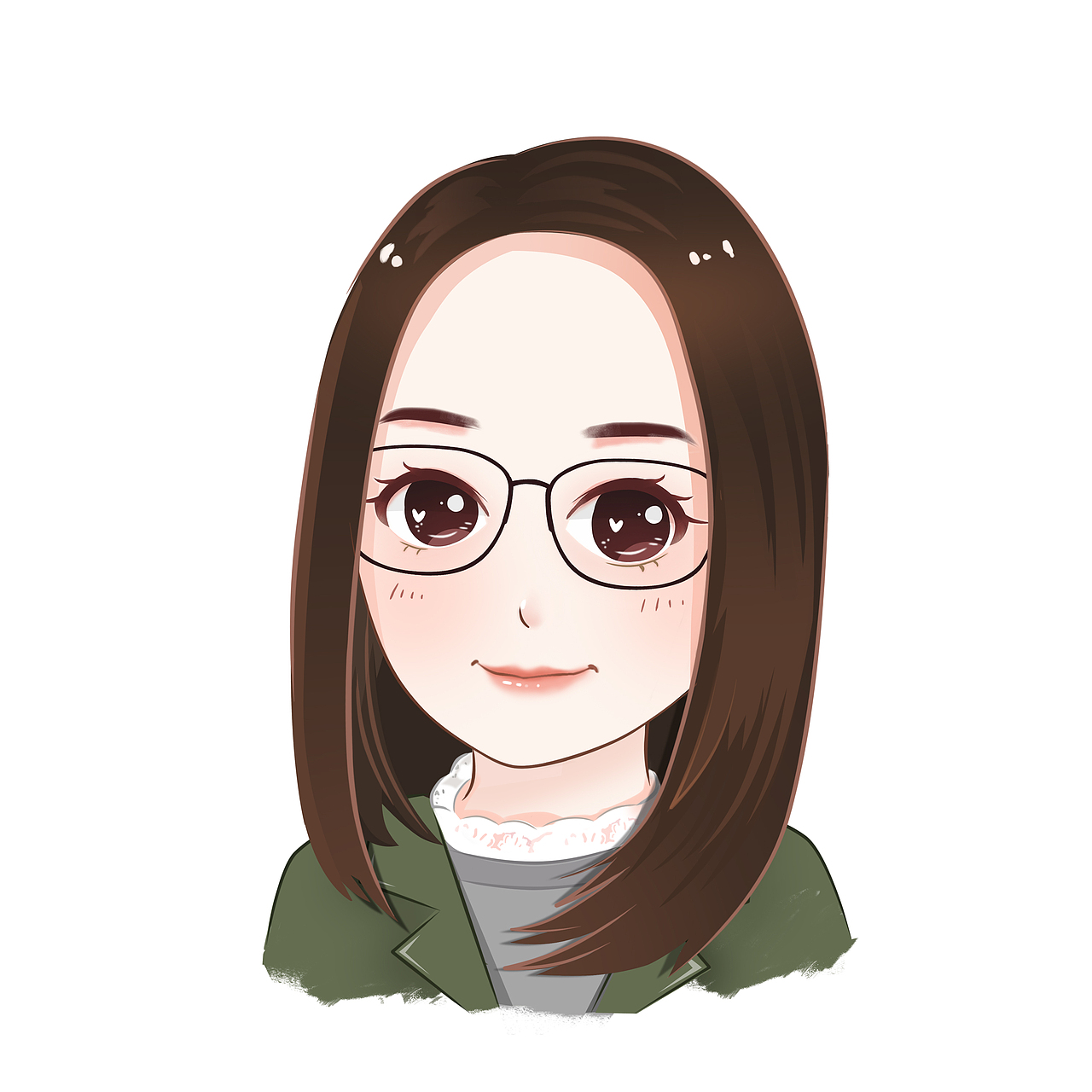 卡通Q版头像（图ZODU1NTY1OTI=） - 艺术插画 - 站酷设计师蜗牛女王原创素材 - 站酷ZCOOL