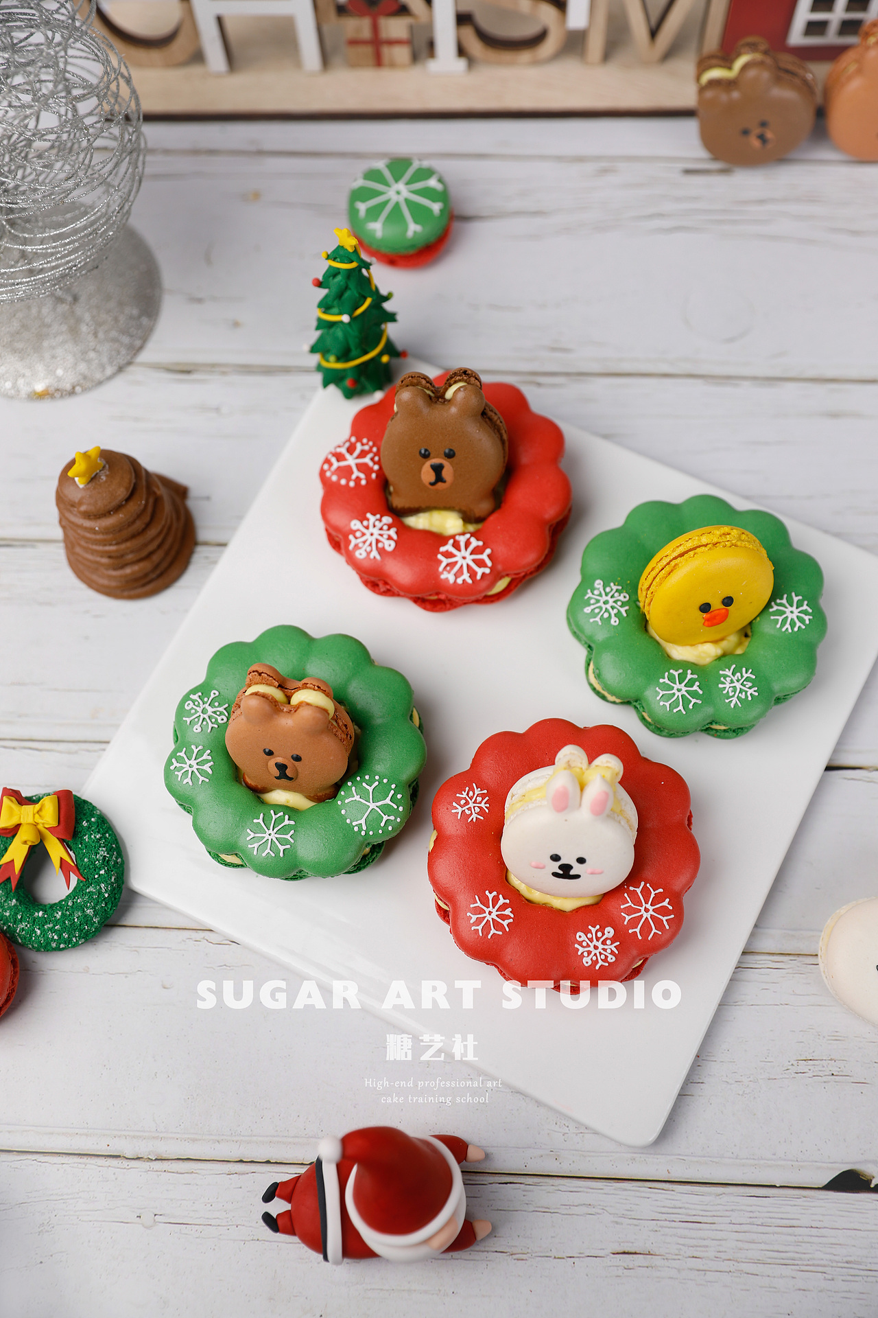 圣诞主题马卡龙