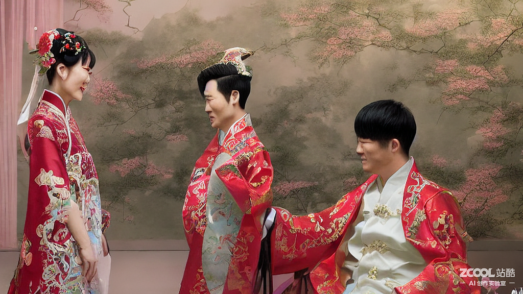 #AI创作实验室#中式的婚礼 这么鬼畜么?