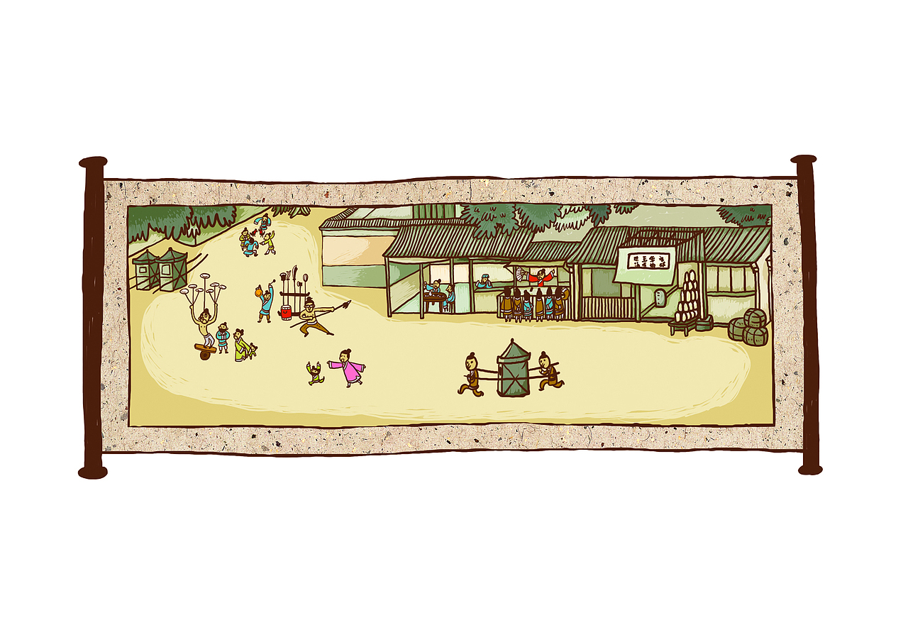 古代类插画 合集一（图ZMjA4OTkxNDg=） - 儿童插画 - 站酷设计师whw131原创素材 - 站酷ZCOOL