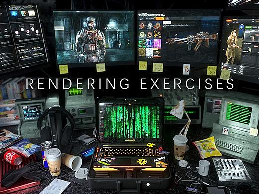 《C4D Scene rendering》