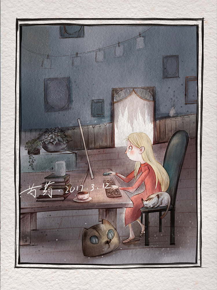 欧风涂鸦（图ZMTc1NDc4NDI0） - 儿童插画 - 站酷设计师芍药nancy原创素材 - 站酷ZCOOL