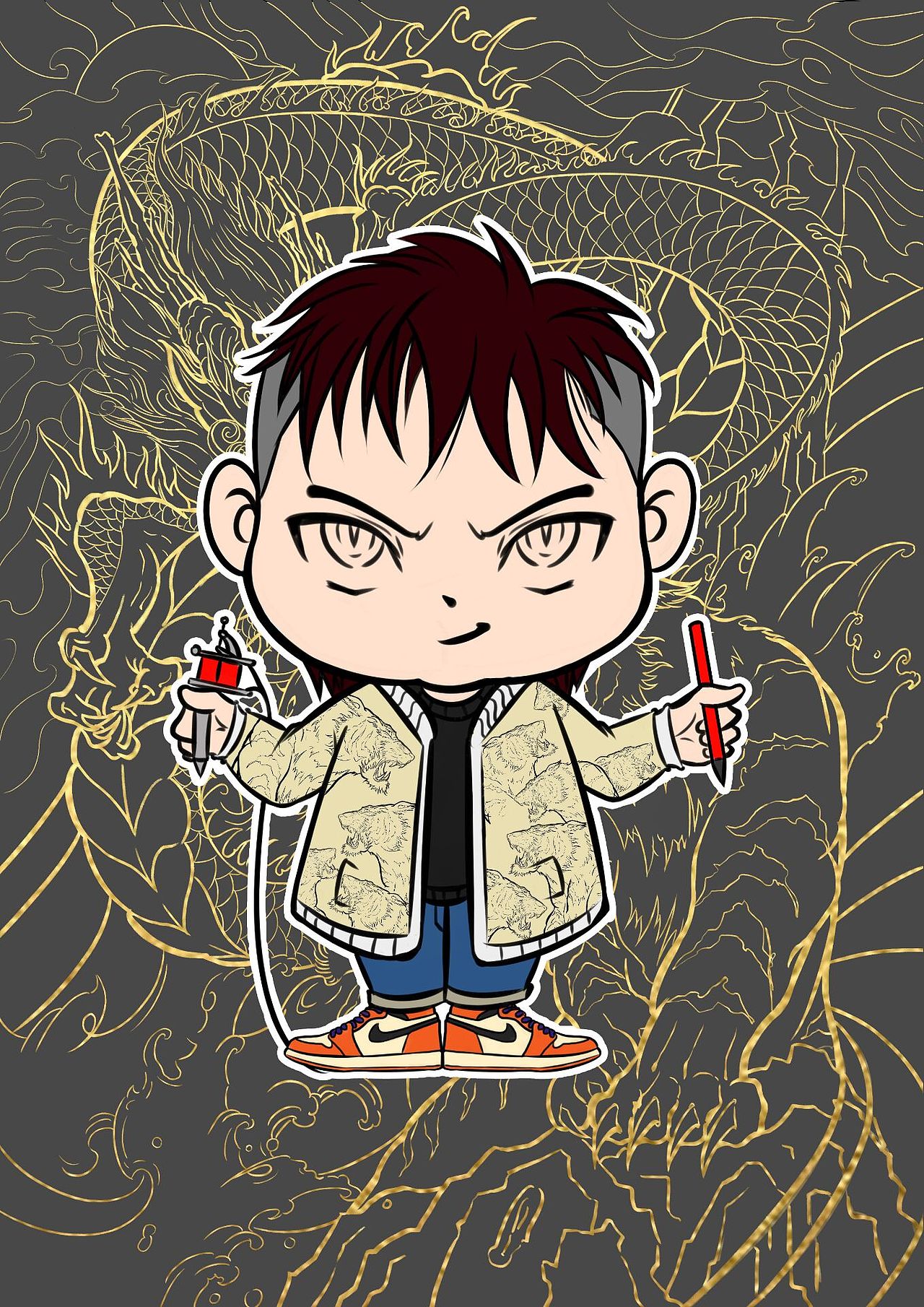 cool boy|插画|创作习作|supr赫_原创作品-站酷zcool