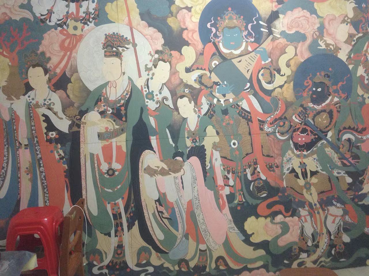 古建壁画绘制