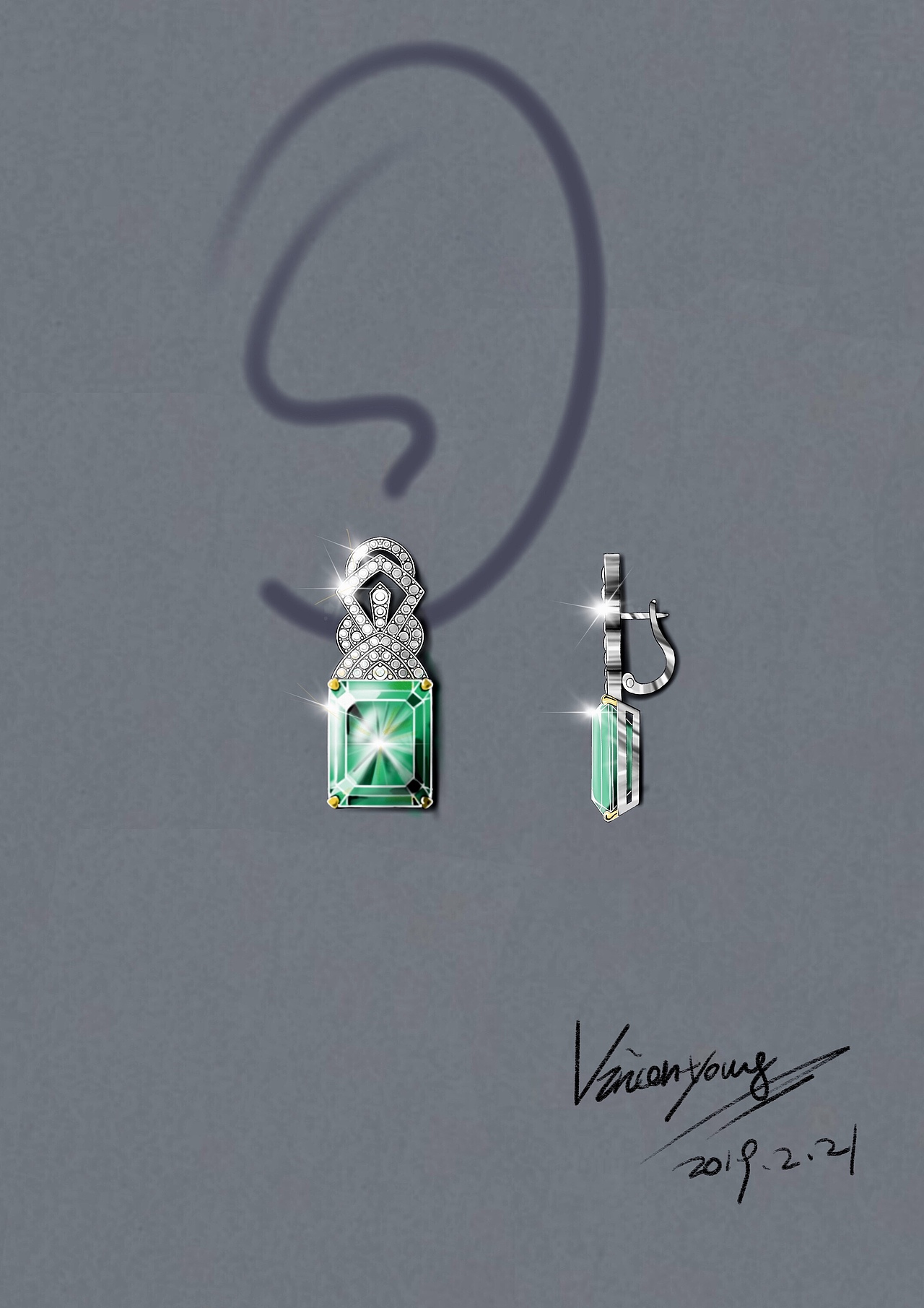 珠宝设计，腕表设计（图ZMTUwMDMyOTYw） - 首饰设计 - 站酷设计师VYJewelry原创素材 - 站酷ZCOOL