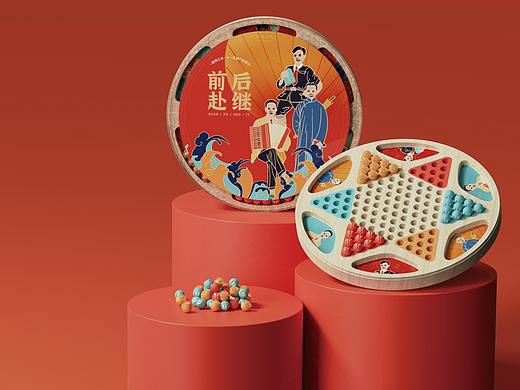 “前赴后继”常州三杰跳棋文创产品设计
